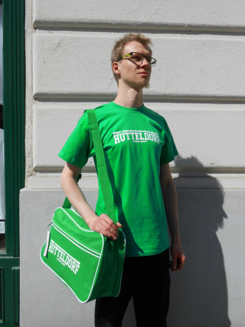 hütteldorf grün shirt + tasche